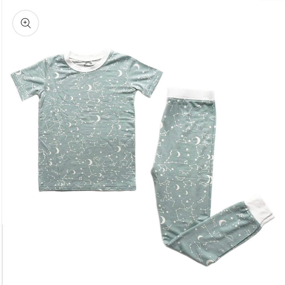 Emerson and Friends Stargazer Bamboo Pajama Set Toddler Kid NEW Size 6/7